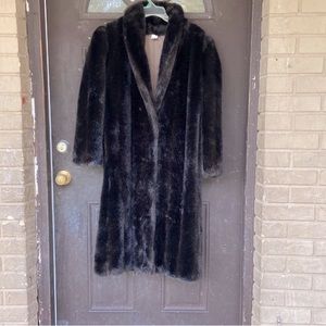 Faux Fur vintage coat